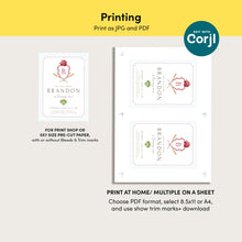 Load image into Gallery viewer, 0314 red blue baseball monogram birthday template