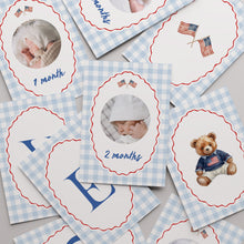 Load image into Gallery viewer, All American Boy 1st Birthday Party Banner Set, 4th of July Patriotic Summer Decor 0341