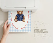 Load image into Gallery viewer, All American Girl 1st Birthday Party Banner Set, 4th of July Patriotic Summer Decor 0341