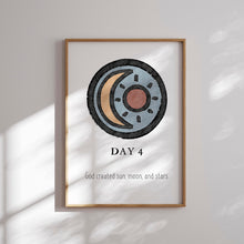 Load image into Gallery viewer, Set of 8 boho Christian kids creation art prints 07-216