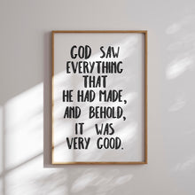 Load image into Gallery viewer, Set of 8 boho Christian kids creation art prints 07-216