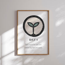 Load image into Gallery viewer, Set of 8 boho Christian kids creation art prints 07-216