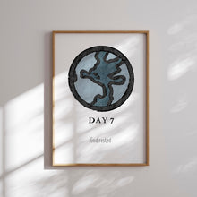 Load image into Gallery viewer, Set of 8 boho Christian kids creation art prints 07-216