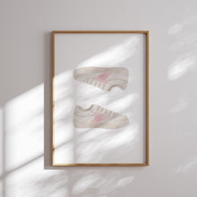 Load image into Gallery viewer, Watercolor pink tennis gallery wall art 07-27702