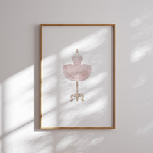 Load image into Gallery viewer, Pink Nursery Gingham Preppy Art Print For Girls (choose you print) 07-265