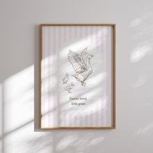 Load image into Gallery viewer, Pink Vintage Christian Teddy Bear Prints, Bible Verse Gallery Art 07-352