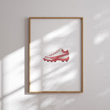 Load image into Gallery viewer, Watercolor red baseball gallery wall art set of 6 prints 07-27301