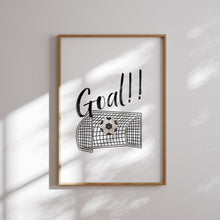 Load image into Gallery viewer, Watercolor Soccer gallery wall art set of 6 prints 07-27306