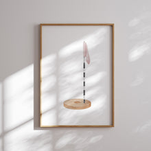 Load image into Gallery viewer, Pink golf watercolor hand drawn gallery wall art prints 07-27103