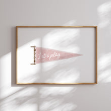 Load image into Gallery viewer, Watercolor pink tennis gallery wall art 07-27702