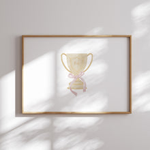 Load image into Gallery viewer, Pink golf watercolor hand drawn gallery wall art prints 07-27103