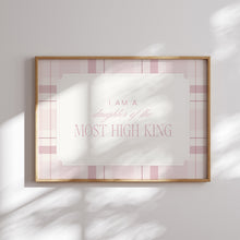 Load image into Gallery viewer, Pink Vintage Christian Teddy Bear Prints, Bible Verse Gallery Art 07-352