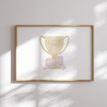 Load image into Gallery viewer, Watercolor pink tennis gallery wall art 07-27702