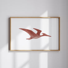 Load image into Gallery viewer, Watercolor Dinosaurs wall art print (choose you print) 07-349
