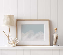 Load image into Gallery viewer, Watercolor blue sky art print 07-164
