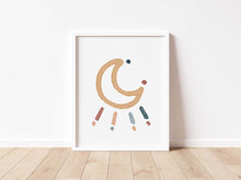 Load image into Gallery viewer, Watercolor boho nursery set of 4 art prints 07-170