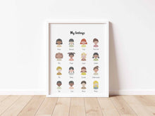 Load image into Gallery viewer, set of 6 colorful calming corner art prints 07-129