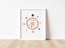 Load image into Gallery viewer, Watercolor boho nursery set of 4 art prints 07-170