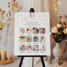 Load image into Gallery viewer, 0303 Pink Korean Doljanchi milestone board