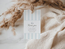 Load image into Gallery viewer, Editable baby shower gift favor tag template, Light blue modern golf cart baby shower, boys baby shower favor, digital baby shower 0205