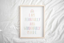 Load image into Gallery viewer, set of 6 pastel let your shine Christian kids bible verse art print 07-123