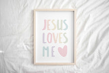 Load image into Gallery viewer, set of 6 pastel let your shine Christian kids bible verse art print 07-123