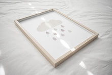 Load image into Gallery viewer, Watercolor neutral rainbow cloud sun set of 3 art prints 07-50