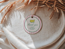 Load image into Gallery viewer, 0313 pink golf favor tag template