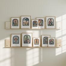 Load image into Gallery viewer, Boho set of 10 commandments art prints 07-345