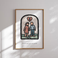Load image into Gallery viewer, Boho set of 10 commandments art prints 07-345