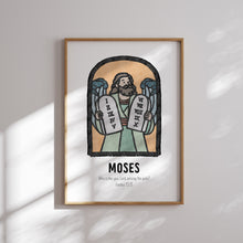 Load image into Gallery viewer, Bible Faith Characters Wall Art With Scripture for Kids 07-356