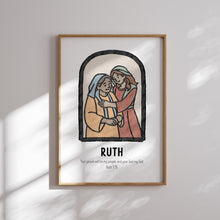 Load image into Gallery viewer, Bible Faith Characters Wall Art With Scripture for Kids 07-356