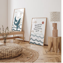 Load image into Gallery viewer, Watercolor Psalm 93:4 set of 2 art prints 07-251