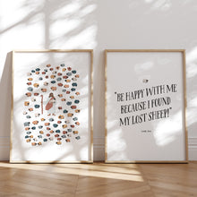 Load image into Gallery viewer, Watercolor boho Luke 15:6 art print 07-24401