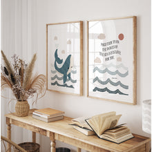 Load image into Gallery viewer, Watercolor Psalm 93:4 set of 2 art prints 07-251