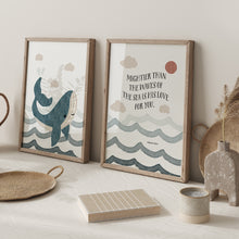 Load image into Gallery viewer, Watercolor Psalm 93:4 set of 2 art prints 07-251