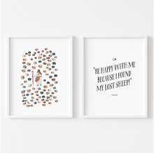 Load image into Gallery viewer, Watercolor boho Luke 15:6 art print 07-24401