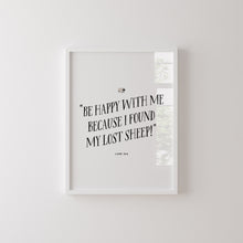 Load image into Gallery viewer, Watercolor boho Luke 15:6 art print 07-24401