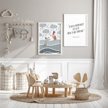 Load image into Gallery viewer, Watercolor Jesus illustration Matthew 14:22-23 art print 07-24402