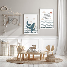 Load image into Gallery viewer, Watercolor Psalm 93:4 set of 2 art prints 07-251