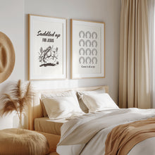 Load image into Gallery viewer, set of 2 cowboy bible verse wall art prints