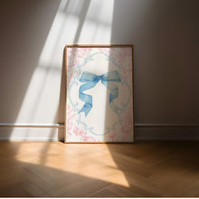 Load image into Gallery viewer, set of 2 James 1:17 pink blue coquette bible verse wall art prints