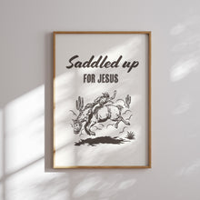 Load image into Gallery viewer, set of 2 cowboy bible verse wall art prints