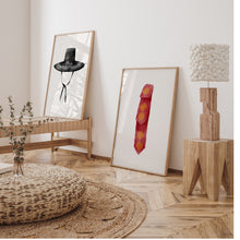 Load image into Gallery viewer, Korean Gat & Daenggi Watercolor art prints 12-71