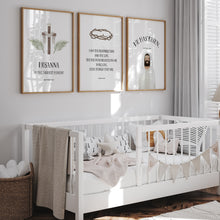 Load image into Gallery viewer, Watercolor Easter kids bible verse set of 3 art print 07-258