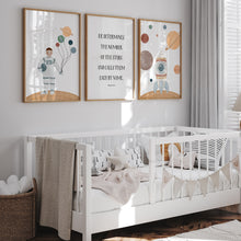 Load image into Gallery viewer, Space astronaut boys bible verse wall art print 07-19301