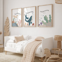 Load image into Gallery viewer, Watercolor nautical kids bible verse set of 3 prints 07-26203
