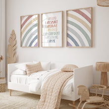 Load image into Gallery viewer, Watercolor boho pastel rainbow color kids affirmation 07-26416