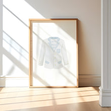 Load image into Gallery viewer, Watercolor Blue golf set of 3 wall art prints 07-27108