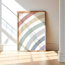Load image into Gallery viewer, Watercolor boho pastel rainbow color kids affirmation 07-26416